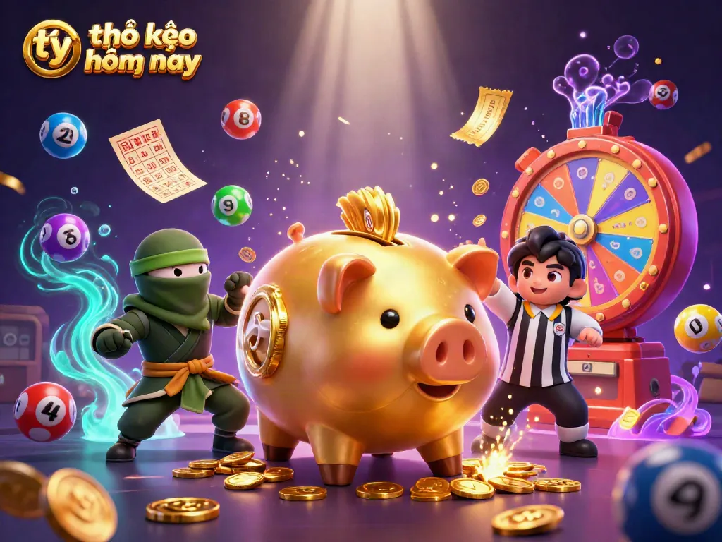 Experience thrilling action with tỷ lệ kèo nhà cái hôm nay showcased in a vibrant casino scene.